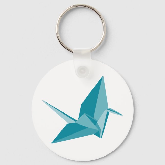 Chaveiro Origami Crane (Frente)