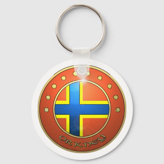 Chaveiro Orkney Flag (Frente)