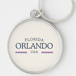 Chaveiro Orlando Florida Heritage - Creme Clássico