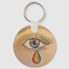 Chaveiro Orlando Rainbow Teardrop por Carol Zeock