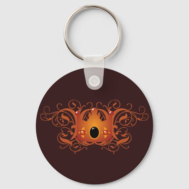Chaveiro Ornamentado Coroa (Frente)