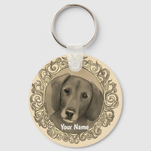 Chaveiro Ornamentado Dachshund