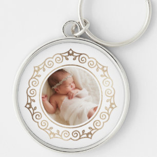 Chaveiro Ornamentado Dourado Wreath