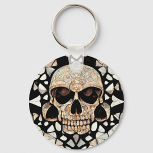 Chaveiro Ornamento Decorativo Tribal Arte craniana maia