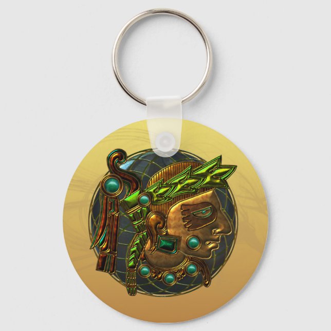 Chaveiro Ornamento maia 4 (Frente)