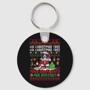 Chaveiro Ornamentos De Árvores Xmas São História Maior Moin