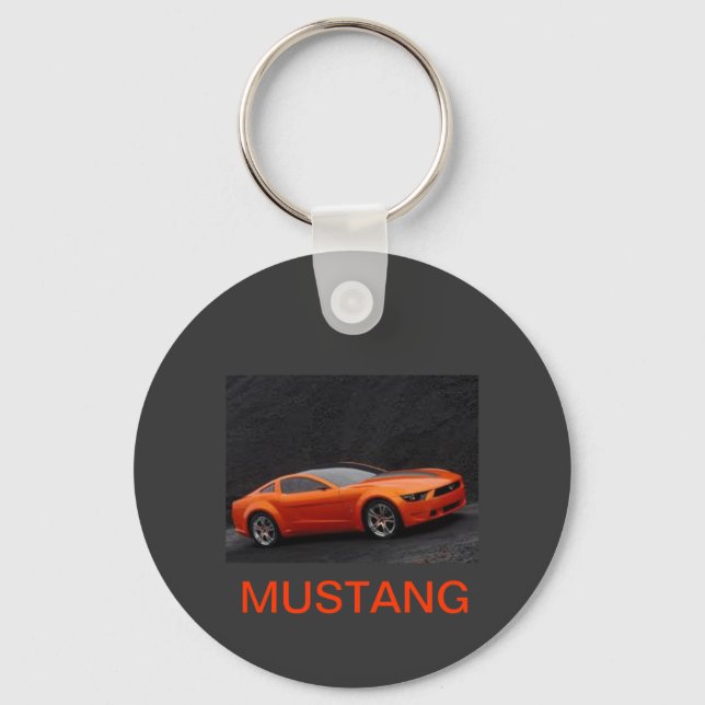 CHAVEIRO ORNANGE MUSTANG (Frente)