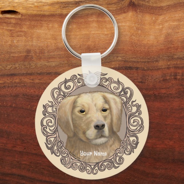 Chaveiro Ornate Golden Retriever (Frente)