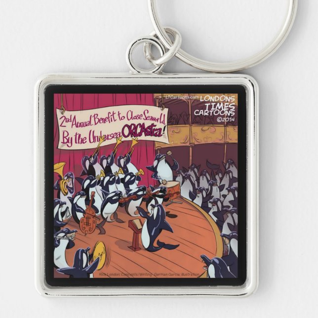 Chaveiro Orquestra Orca Divertida (Frente)