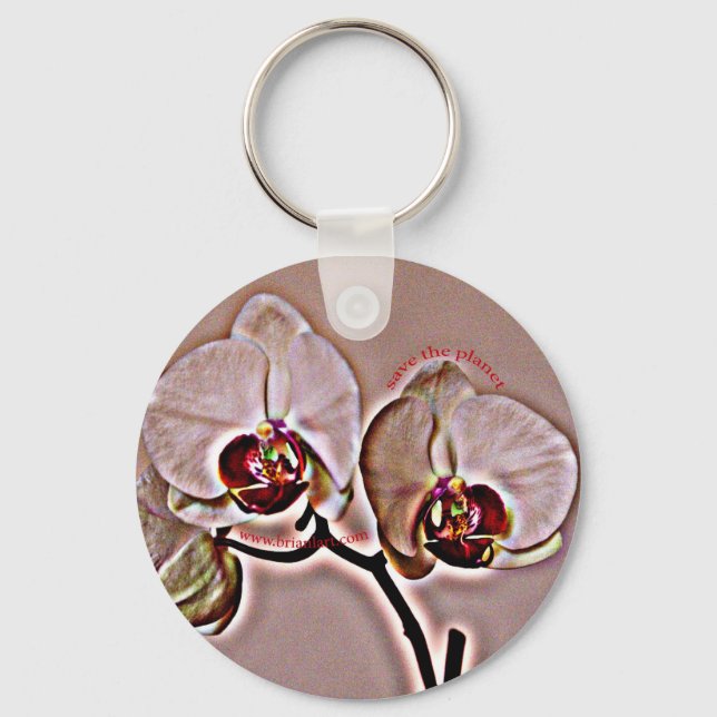 Chaveiro orquídea (Frente)