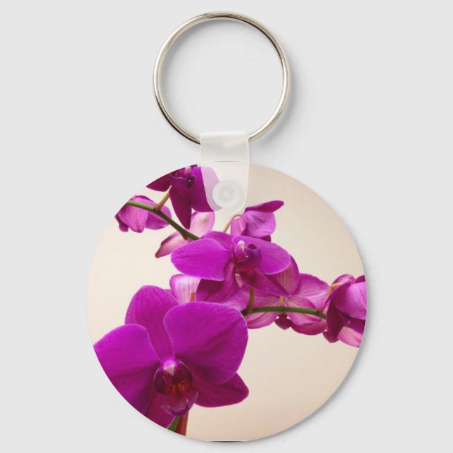 Chaveiro Orquídea Rosa (Frente)