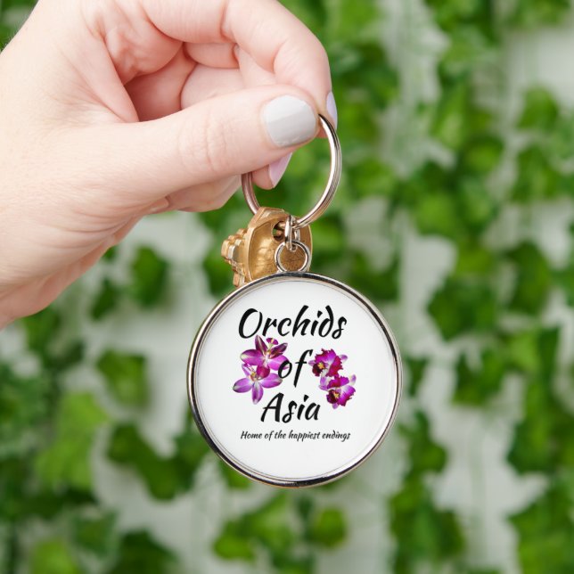 Chaveiro Orquídeas da Ásia (Mão)