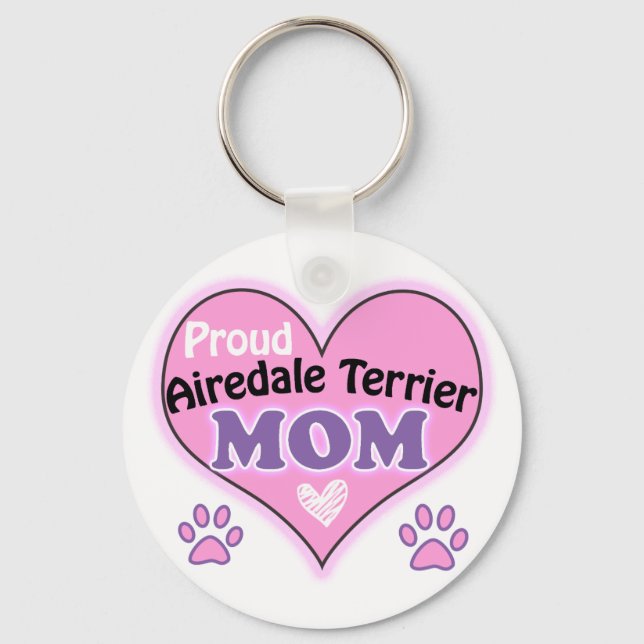 Chaveiro Orud Airedale Terrier Mãe (Frente)
