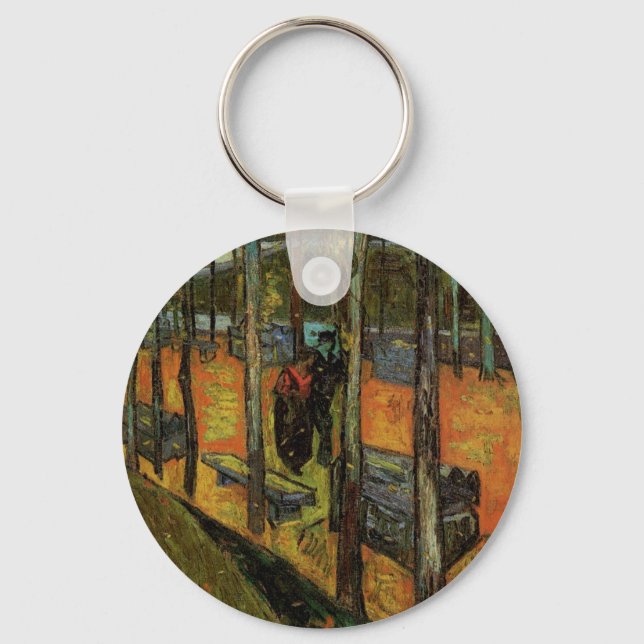 Chaveiro Os Alyscamps (Cemitério) por Vincent van Gogh (Frente)