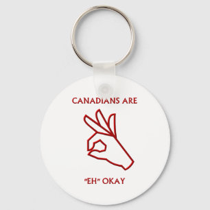 Chaveiro Os "canadenses são "eh" aprovados "