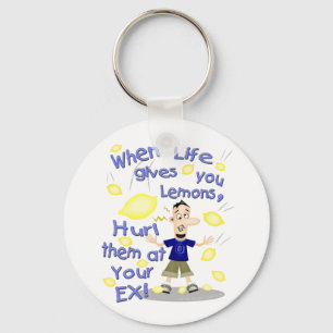 Chaveiro Os desenhos animados engraçados quebram acima