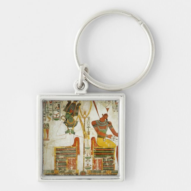 Chaveiro Os deuses Osiris e Atum, do túmulo de (Frente)