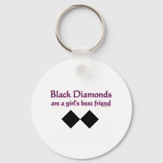 Chaveiro Os diamantes negros são os melhores amigos das men