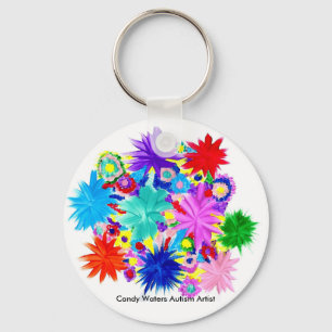 Chaveiro Os doces molham o artista do autismo