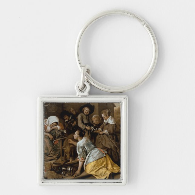 Chaveiro Os efeitos do Intemperance, c.1663-65 (Frente)