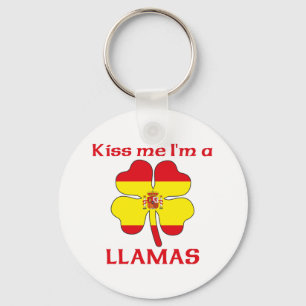 Chaveiro Os espanhóis personalizados beijam-me que eu sou