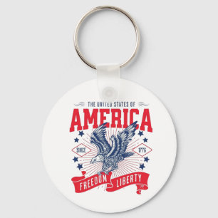 Chaveiro Os Estados Unidos da América - Liberdade & Liberda
