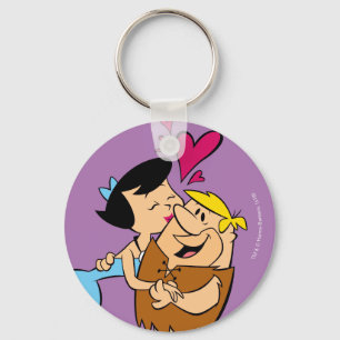 Chaveiro Os Flintstones Betty Kissing Barney