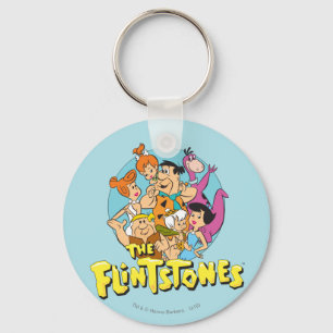 Chaveiro Os Flintstones e o gráfico da família dos Rubble
