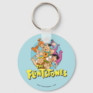 Chaveiro Os Flintstones e o gráfico da família dos Rubble