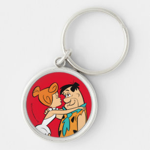 Chaveiro Os Flintstones Wilma que beija Fred