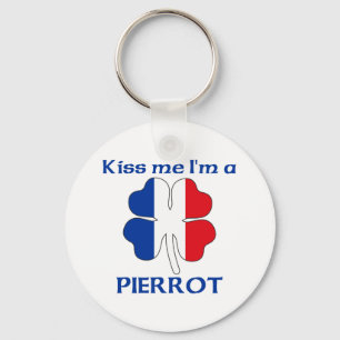 Chaveiro Os franceses personalizados beijam-me que eu sou
