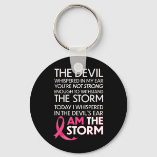 Chaveiro Os Guerreiros Do Cancer Choram Eu Sou A Tempestade