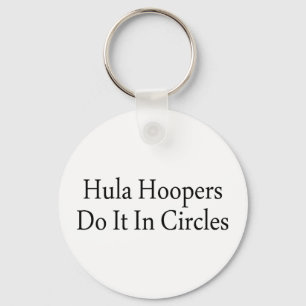 Chaveiro Os Hoopers de Hula fazem-no nos círculos
