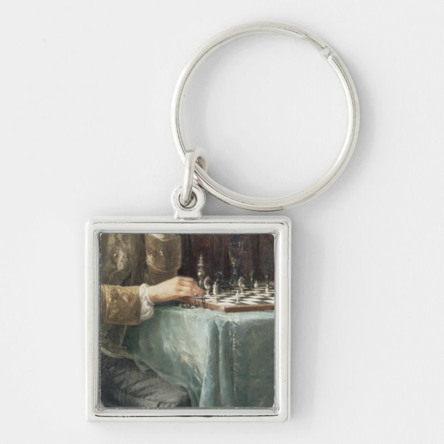 Chaveiro Os jogadores de xadrez, 1887 (Frente)