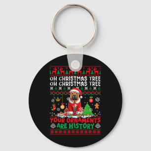 Chaveiro Os Ornamentos De Árvores Do Xmas São Compartilhame