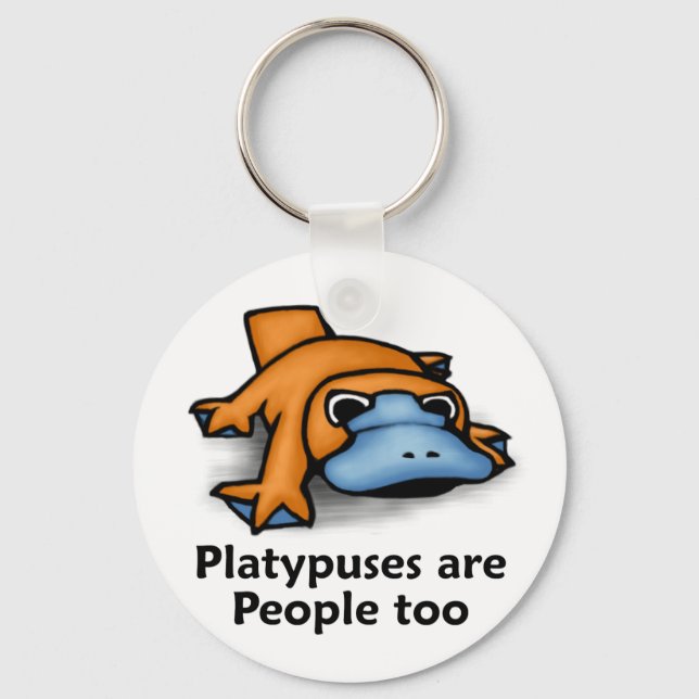 Chaveiro Os Platypuses também são Pessoas (Frente)