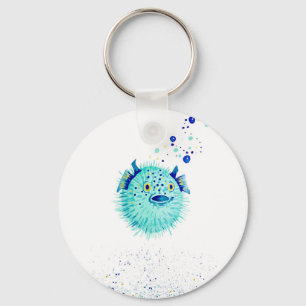 Chaveiro Os Pufferfish de Netuno