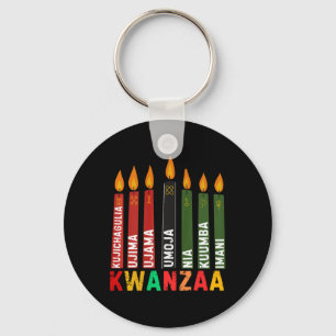 Chaveiro Os Sete Princípios De Kwanzaa Kinara Happy Kwanz