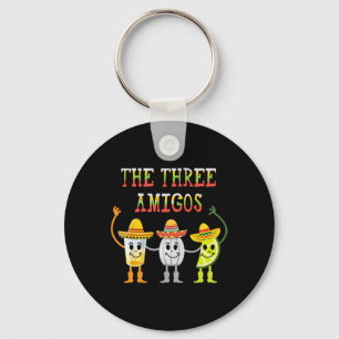 Chaveiro Os Três Amigos Camiseiros Tequila Salt Limão Cinco