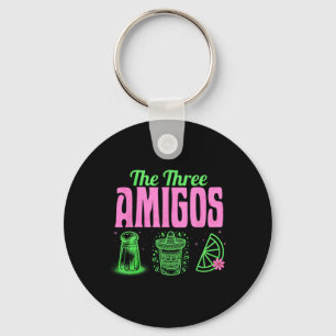 Chaveiro Os Três Amigos Cinco De Mayo Bebendo Tequila Pa