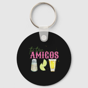 Chaveiro Os Três Limões Amigos Sal Tequila Cinco Engraçados