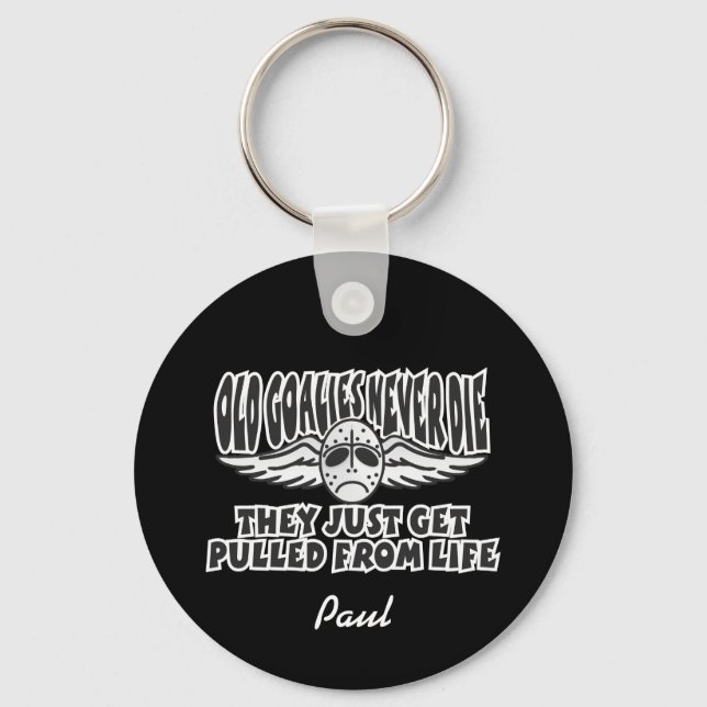 Chaveiro Os velhos ganchos nunca morrem (Frente)