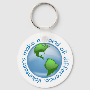 Chaveiro Os voluntários fazem um mundo da diferença
