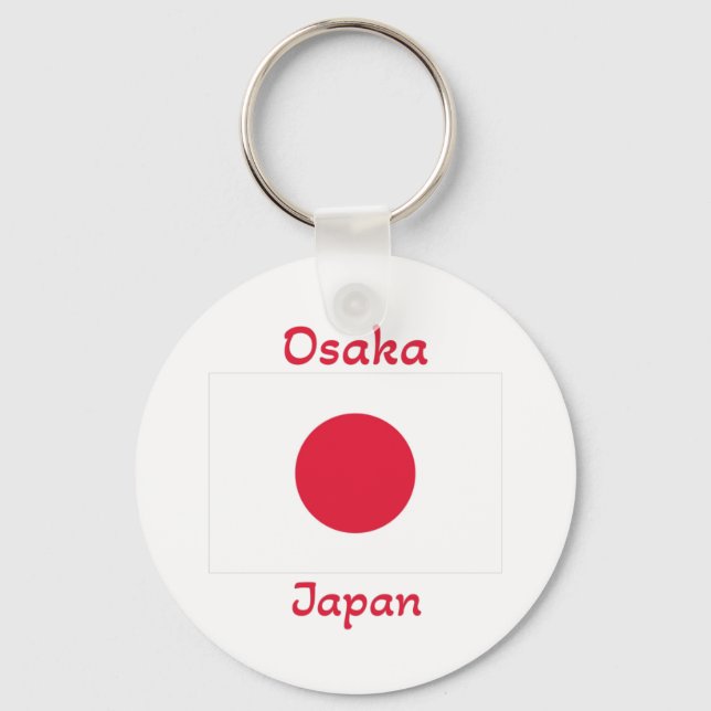 Chaveiro Osaka Japan Flag (Frente)