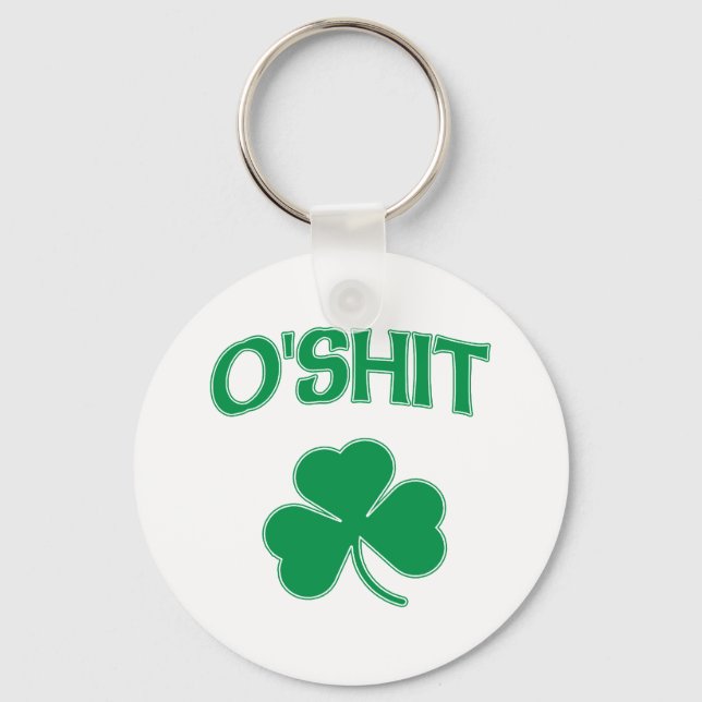 Chaveiro O'Shit Irsh Shamrock (Frente)