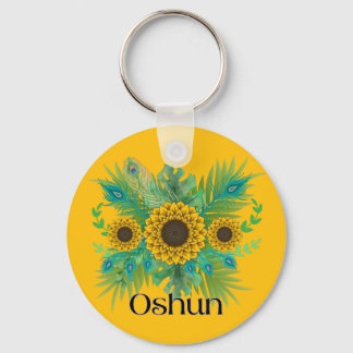 Chaveiro Oshun Goddess Sunflower