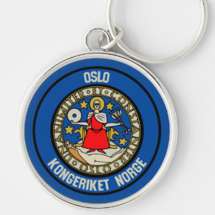 Chaveiro Oslo Round Emblem