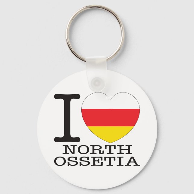 Chaveiro Ossétia do Norte Love v2 (Frente)