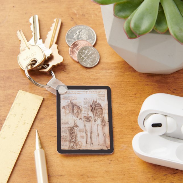 Chaveiro Ossos do Esqueleto da Anatomia Humana de Leonardo  (Mesa)