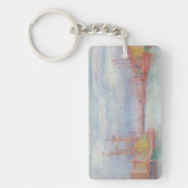 Chaveiro Ostend Harbor por James Ensor (1900)